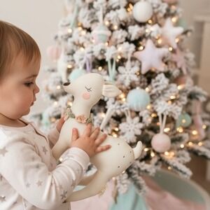 Meri‎ Meri Blossom Deer Stuffed Animal Plush Toy Medium Christmas imaginative